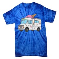 Funny Nostalgic Ice Cream Truck Summer Adventure Lover Meaningful Gift Tie-Dye T-Shirt