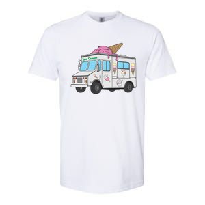 Funny Nostalgic Ice Cream Truck Summer Adventure Lover Meaningful Gift Softstyle CVC T-Shirt