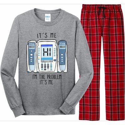 Funny Nurse Im The Problem IV Pump ER Icu Med Surg Rn Long Sleeve Pajama Set