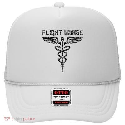 Flight Nurse Job Medic Team High Crown Mesh Back Trucker Hat