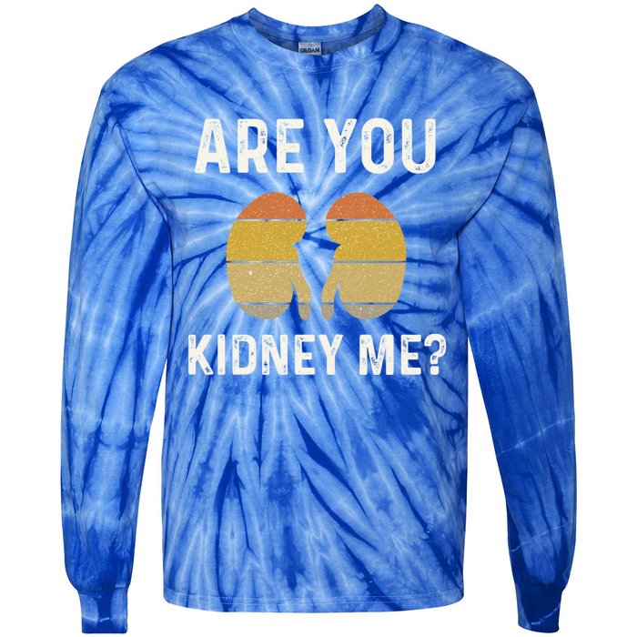 Funny Ney Joke Nephrology Nurse Dialysis Technician Tech Gift Tie-Dye Long Sleeve Shirt