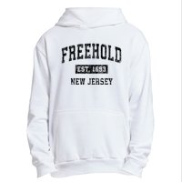 Freehold New Jersey Nj Vintage Established Sports Design Urban Pullover Hoodie