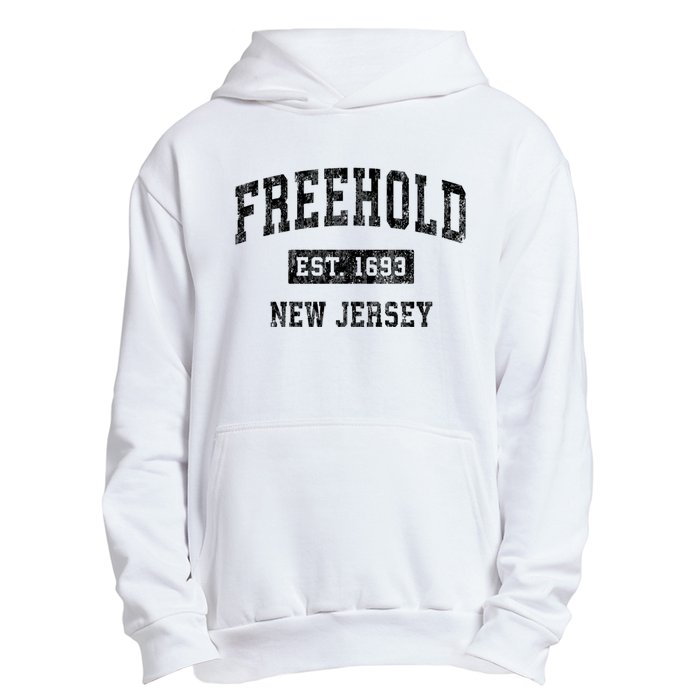 Freehold New Jersey Nj Vintage Established Sports Design Urban Pullover Hoodie