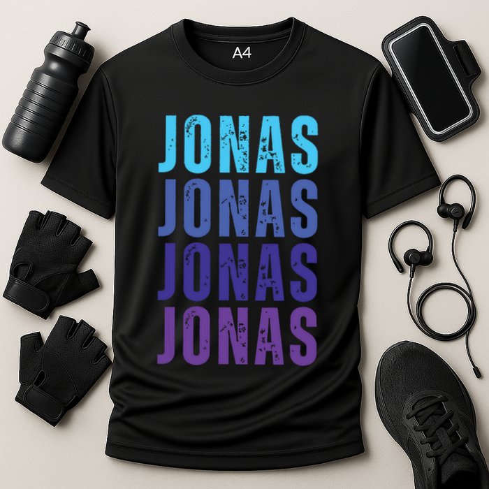 First Name Jonas I Love Jonas Cooling Performance Crew T-Shirt