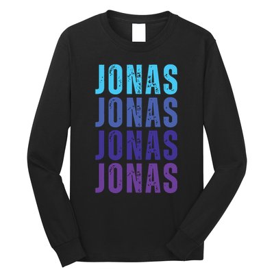 First Name Jonas I Love Jonas Long Sleeve Shirt