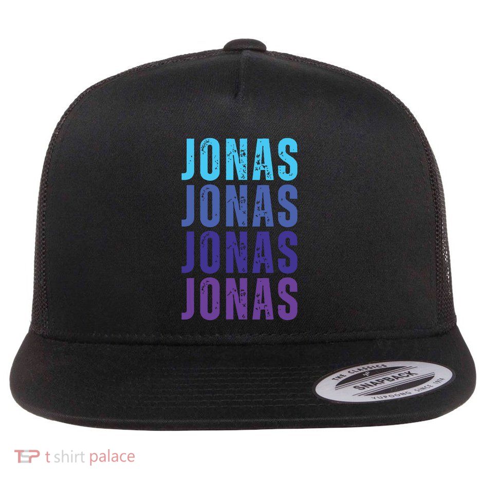 First Name Jonas I Love Jonas Flatbill Hat