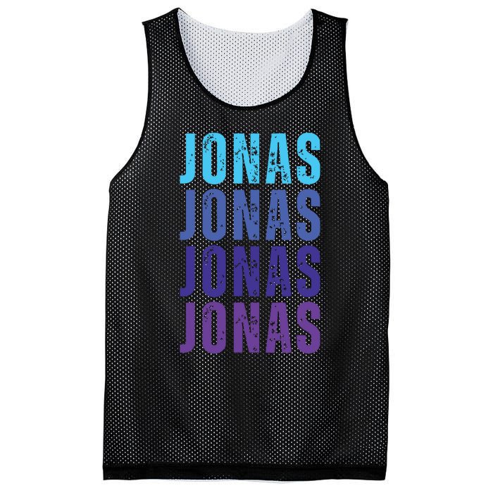 First Name Jonas I Love Jonas Mesh Reversible Basketball Jersey Tank