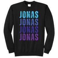 First Name Jonas I Love Jonas Tall Sweatshirt