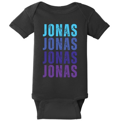 First Name Jonas I Love Jonas Baby Bodysuit