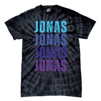 First Name Jonas I Love Jonas Tie-Dye T-Shirt