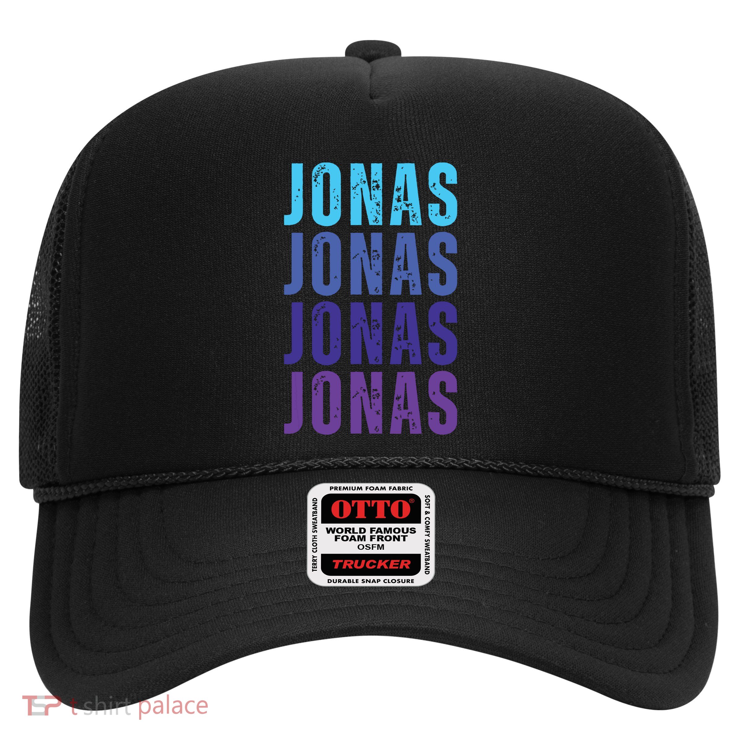 First Name Jonas I Love Jonas Trucker Hat