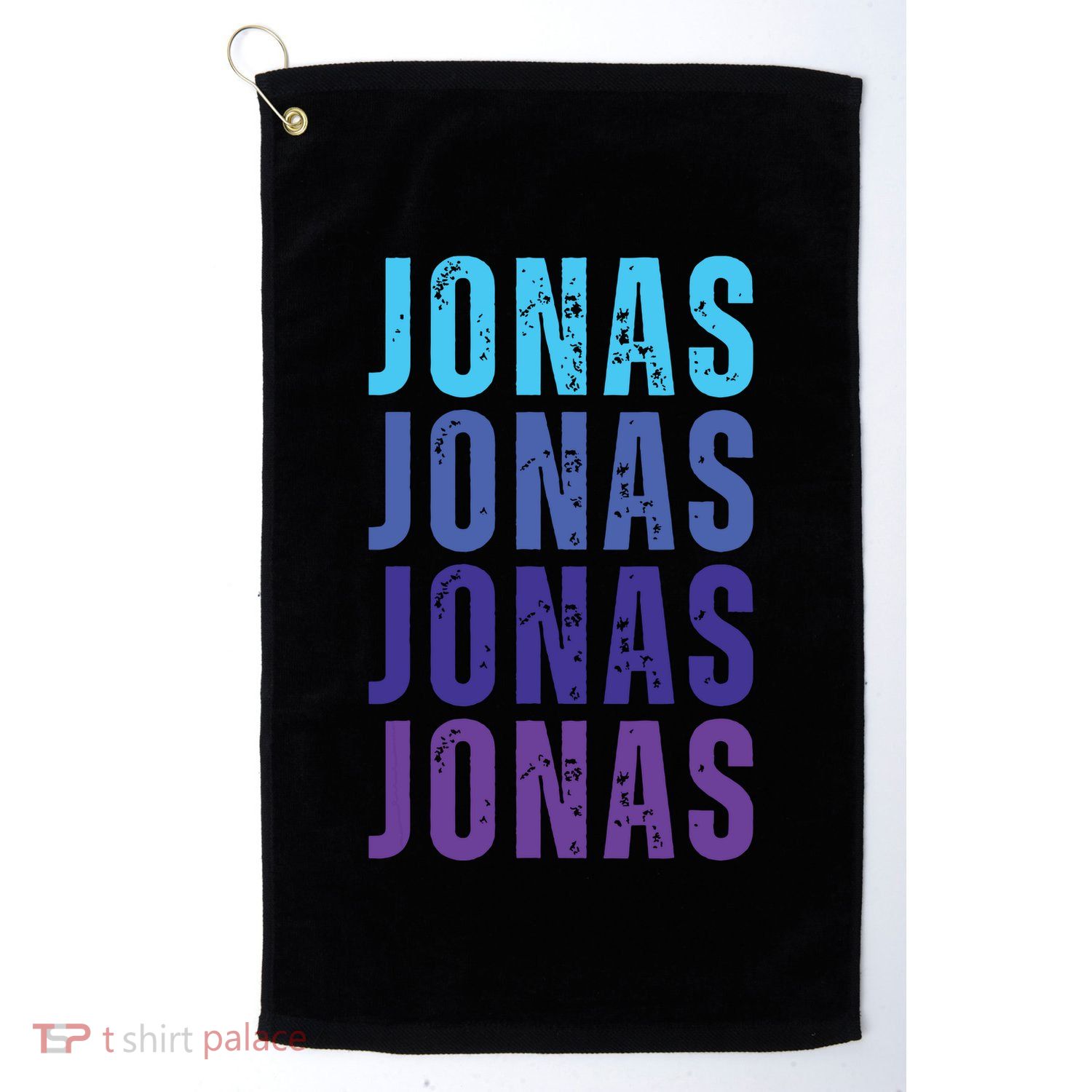 First Name Jonas I Love Jonas Golf Towel