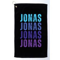 First Name Jonas I Love Jonas Golf Towel
