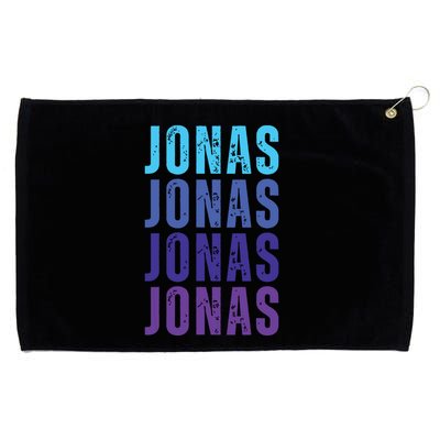 First Name Jonas I Love Jonas Grommeted Golf Towel