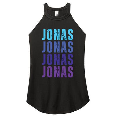 First Name Jonas I Love Jonas Women's Perfect Tri Rocker Tank