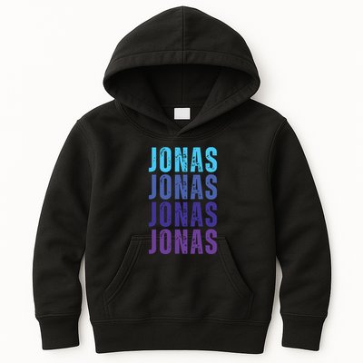 First Name Jonas I Love Jonas Kids Hoodie