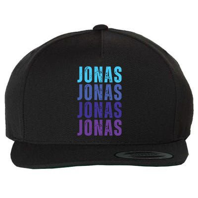 First Name Jonas I Love Jonas Wool Snapback Cap