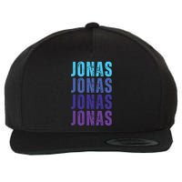 First Name Jonas I Love Jonas Wool Snapback Cap