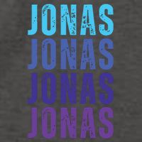 First Name Jonas I Love Jonas Vector Backpack