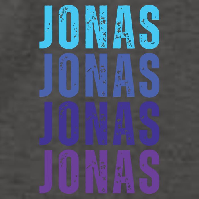 First Name Jonas I Love Jonas Vector Backpack