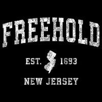 Freehold New Jersey Nj Vintage Athletic Sports Long Sleeve Shirt