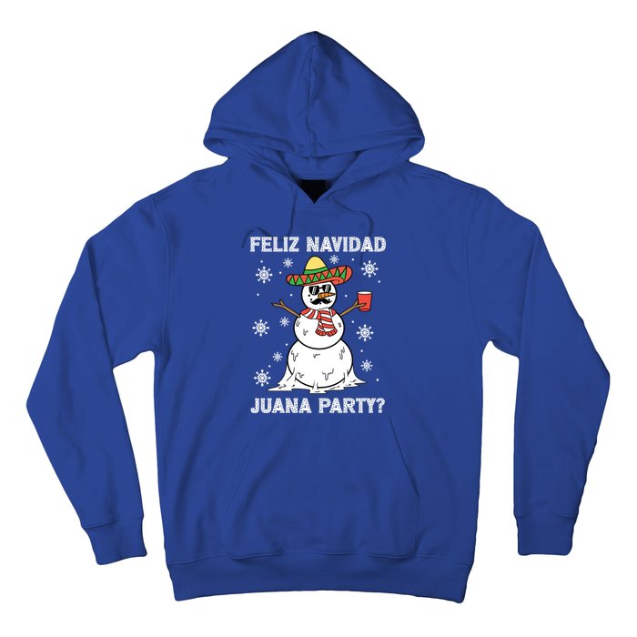 Feliz Navidad Juana Party Cool Funny Gift Mexican Funny Christmas Gift Hoodie