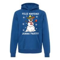 Feliz Navidad Juana Party Cool Funny Gift Mexican Funny Christmas Gift Premium Hoodie