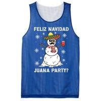 Feliz Navidad Juana Party Cool Funny Gift Mexican Funny Christmas Gift Mesh Reversible Basketball Jersey Tank