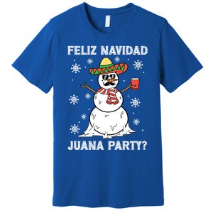 Feliz Navidad Juana Party Cool Funny Gift Mexican Funny Christmas Gift Premium T-Shirt