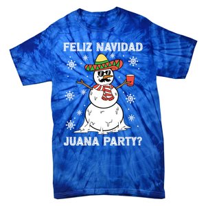 Feliz Navidad Juana Party Cool Funny Gift Mexican Funny Christmas Gift Tie-Dye T-Shirt