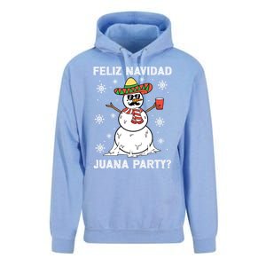 Feliz Navidad Juana Party Cool Funny Gift Mexican Funny Christmas Gift Unisex Surf Hoodie