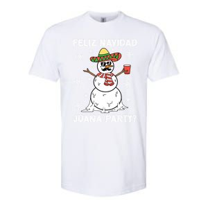 Feliz Navidad Juana Party Cool Funny Gift Mexican Funny Christmas Gift Softstyle CVC T-Shirt