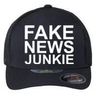 Fake News Junkie Flexfit Unipanel Trucker Cap