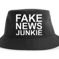 Fake News Junkie Sustainable Bucket Hat