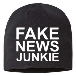 Fake News Junkie Sustainable Beanie