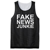 Fake News Junkie Mesh Reversible Basketball Jersey Tank