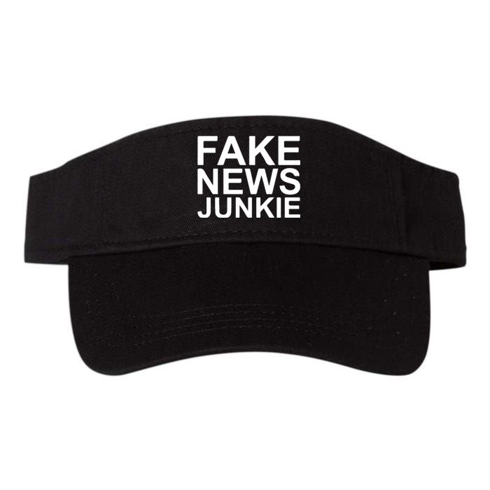 Fake News Junkie Valucap Bio-Washed Visor