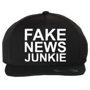 Fake News Junkie Wool Snapback Cap