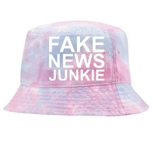 Fake News Junkie Tie-Dyed Bucket Hat