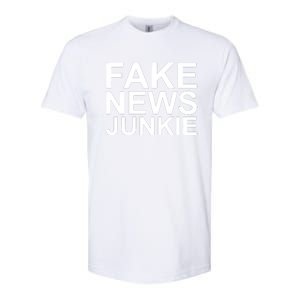 Fake News Junkie Softstyle CVC T-Shirt