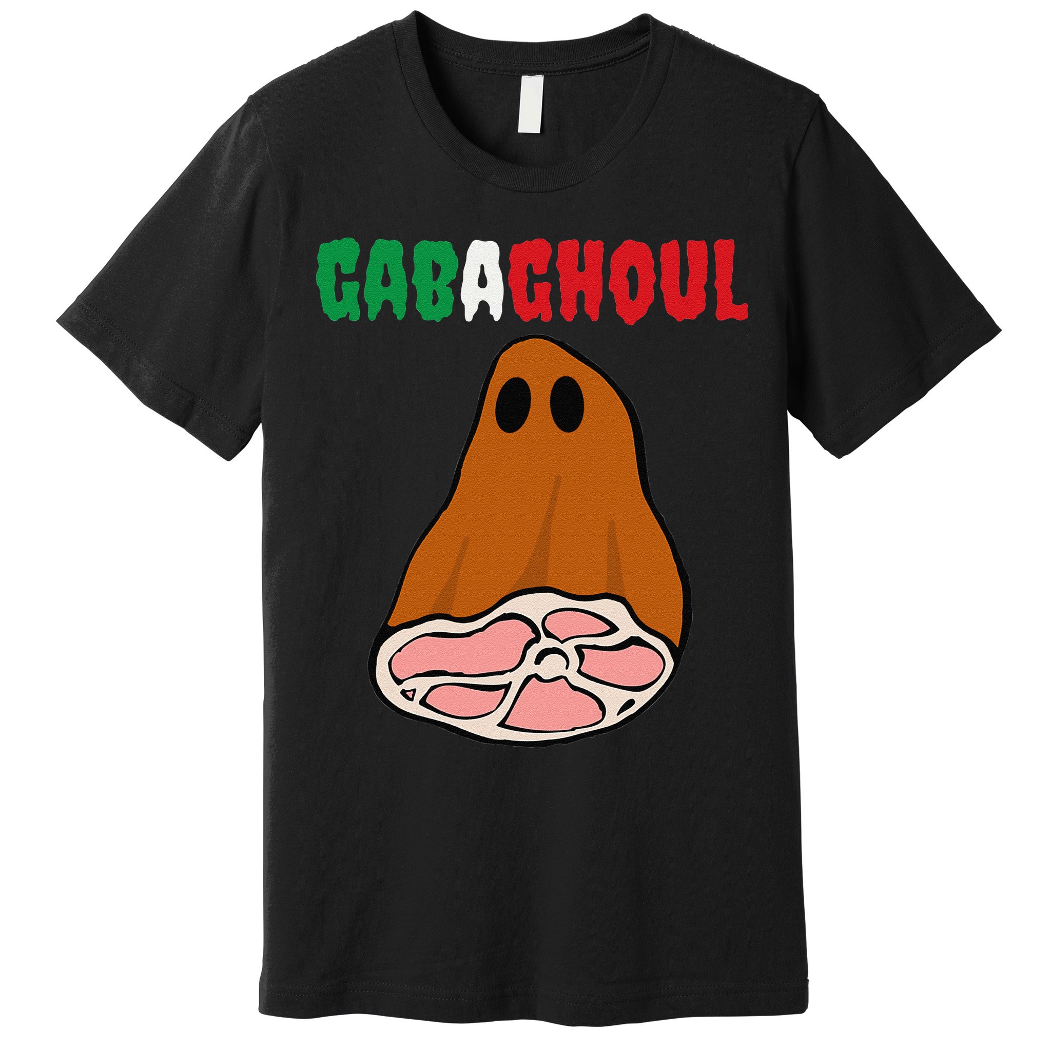 Funny New Jersey Slang Gabagool Spooky Halloween Gabaghoul Premium T-Shirt