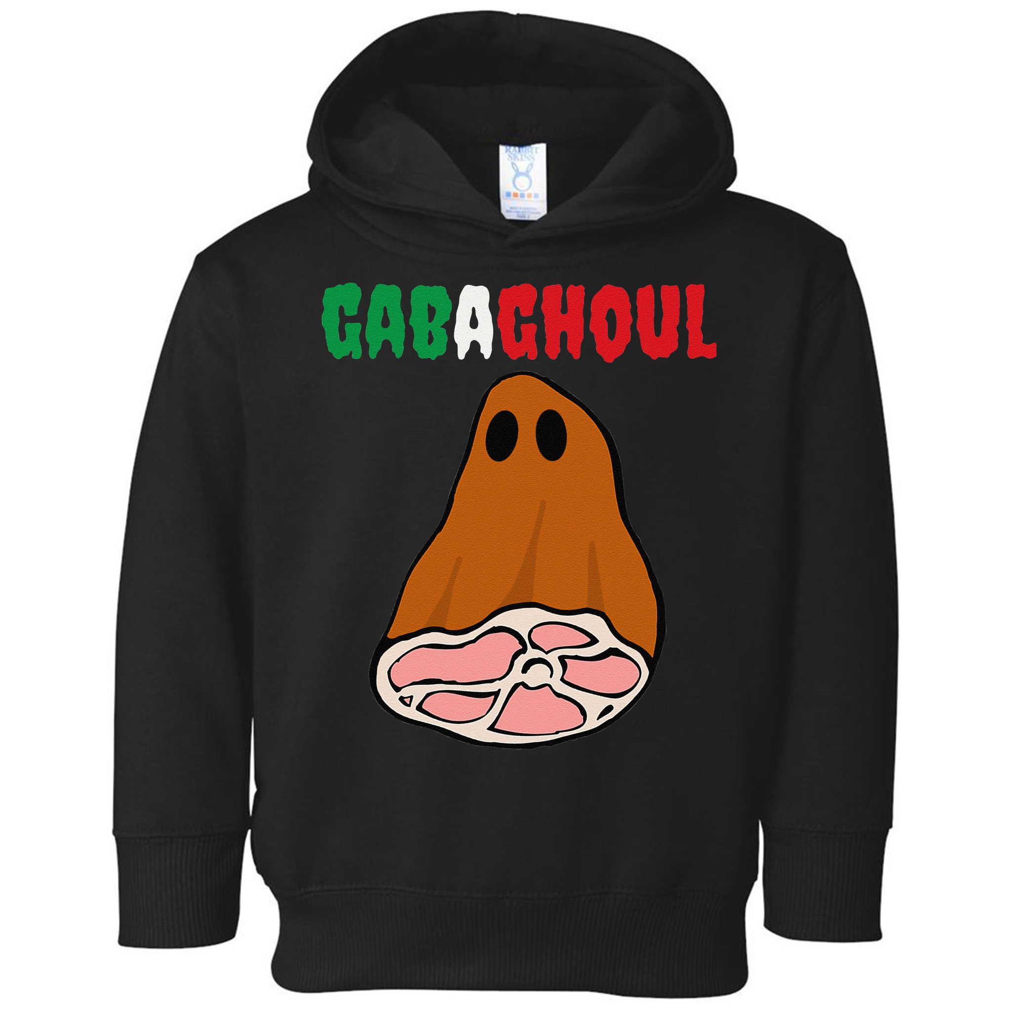 Funny New Jersey Slang Gabagool Spooky Halloween Gabaghoul Toddler Hoodie