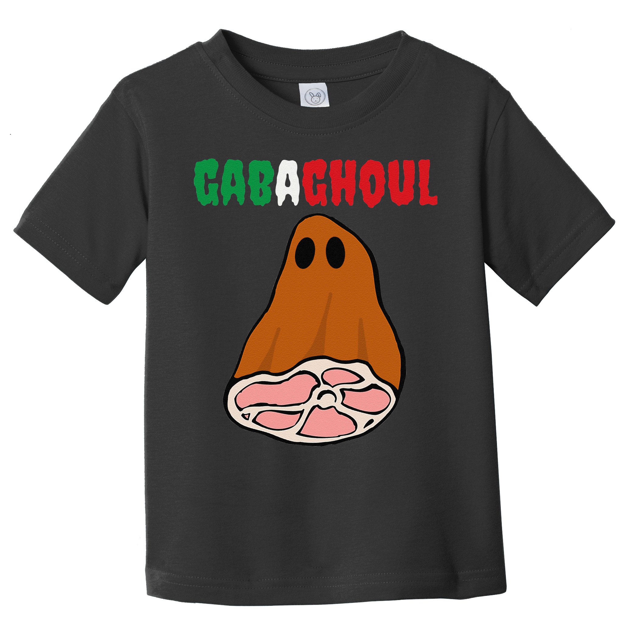 Funny New Jersey Slang Gabagool Spooky Halloween Gabaghoul Toddler T-Shirt