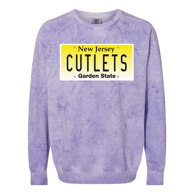 Funny New Jersey Italian American Devito Nj Cutlets Tommy Colorblast Crewneck Sweatshirt