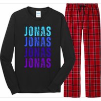 First Name Jonas I Love Jonas Long Sleeve Pajama Set