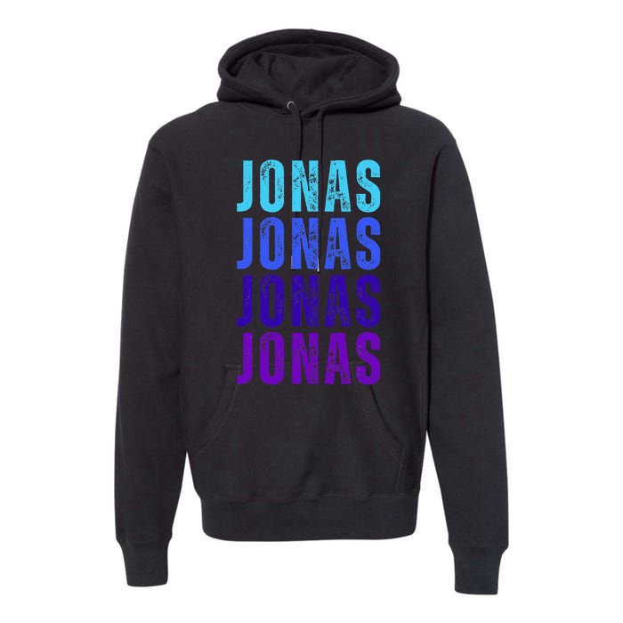 First Name Jonas I Love Jonas Premium Hoodie