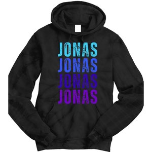 First Name Jonas I Love Jonas Tie Dye Hoodie