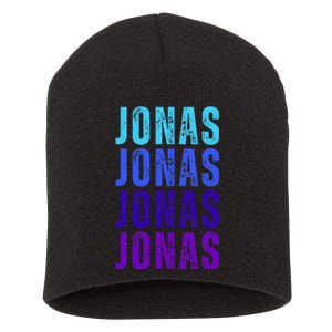 First Name Jonas I Love Jonas Short Acrylic Beanie