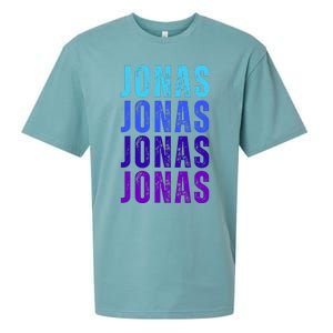 First Name Jonas I Love Jonas Sueded Cloud Jersey T-Shirt