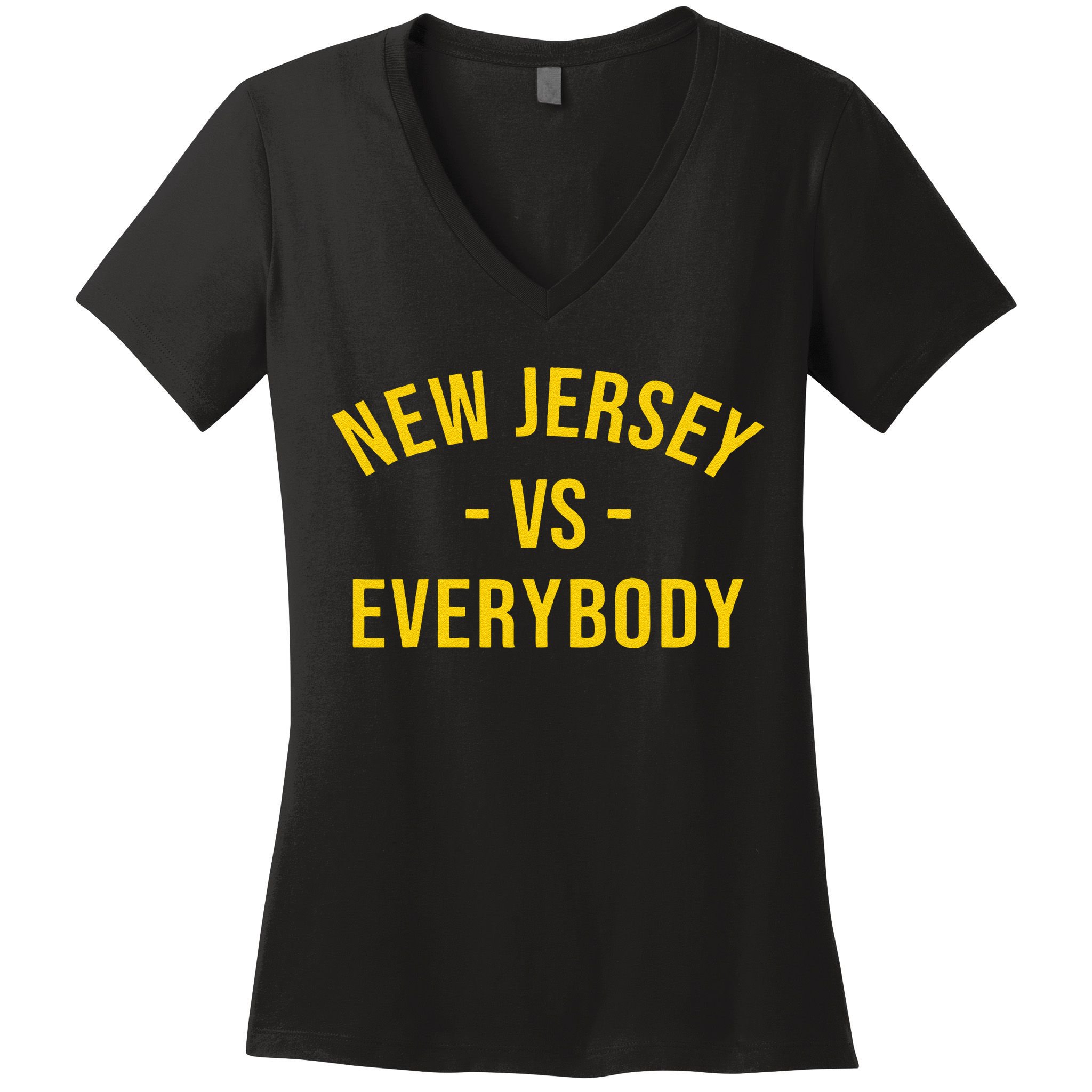 Funny New Jersey Vs Everybodys Gift Women's V-Neck T-Shirt
